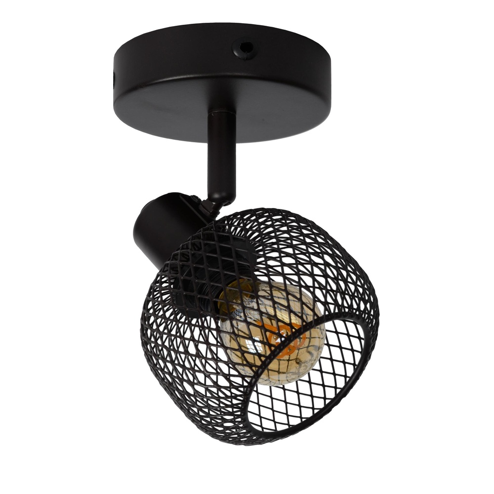 Lucide PlafondlampjeMaren enkel zwart - 77978/01/30